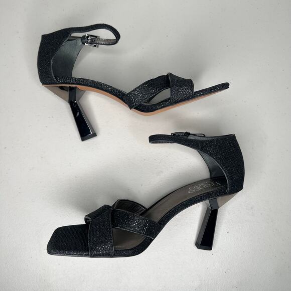 Franco Sarto Rania Black Cut Out Heels Size 7.5 - Picture 5 of 9